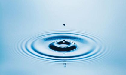 Droplet of Water in Pool of Water Causing Concentric Rings|Energy Healing