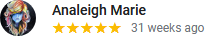avatar image of Analeigh Marie from Google reviews
