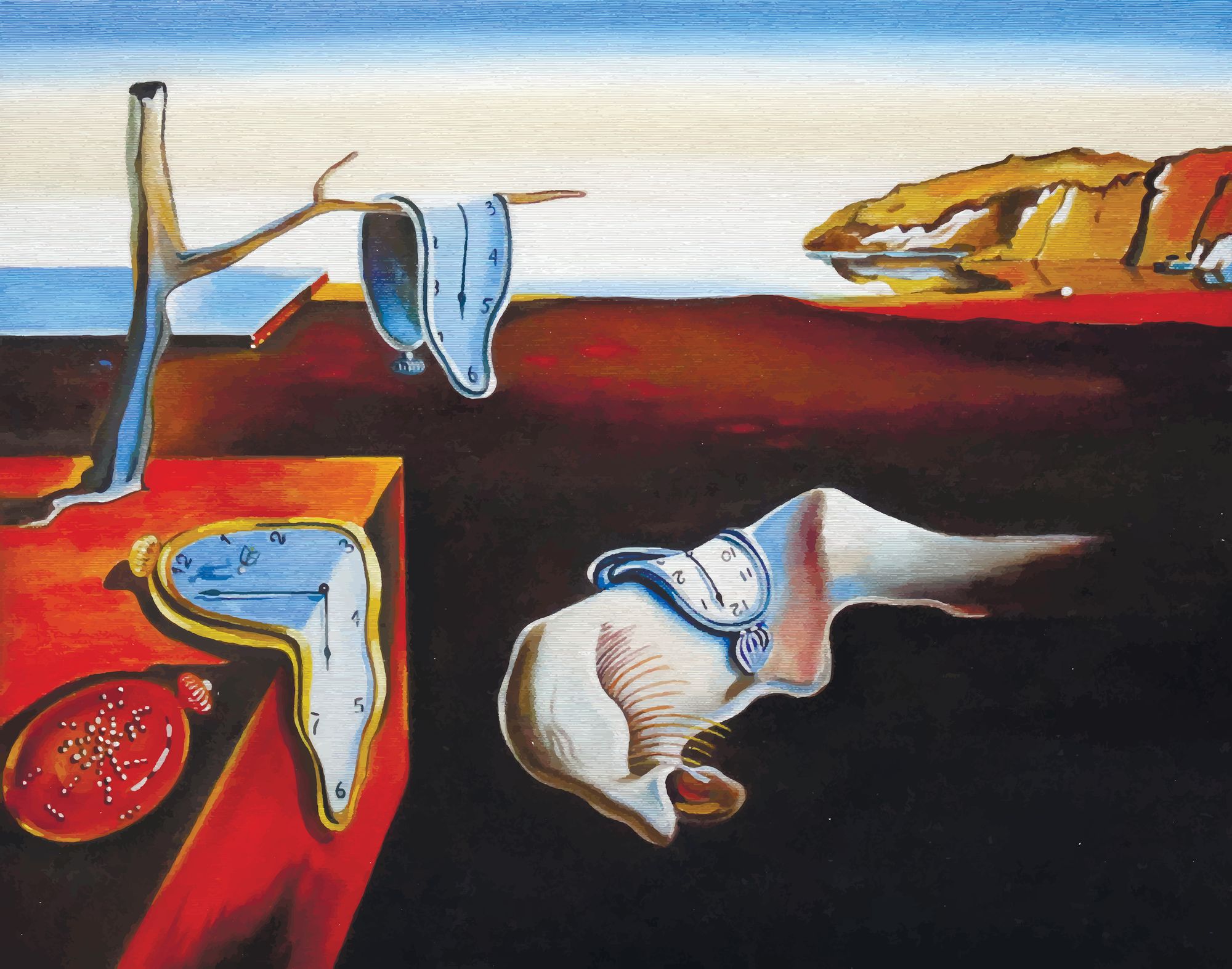 Salvador Dali - The Persistence of Memory oil painting