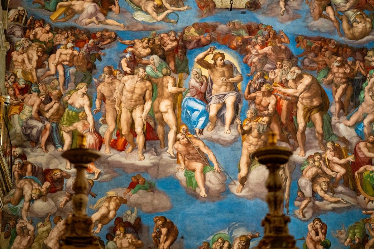 Sistine Chapel Fresco in Vatican City
